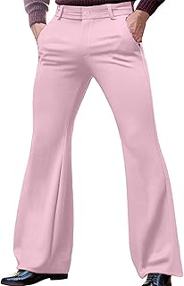 Pantalones acampanados para hombre, ligeros, transpirables, de color sólido, con bolsillos, ajuste delgado, elásticos, cómodos, de pierna ancha, para ocio, pantalones delanteros planos para boda