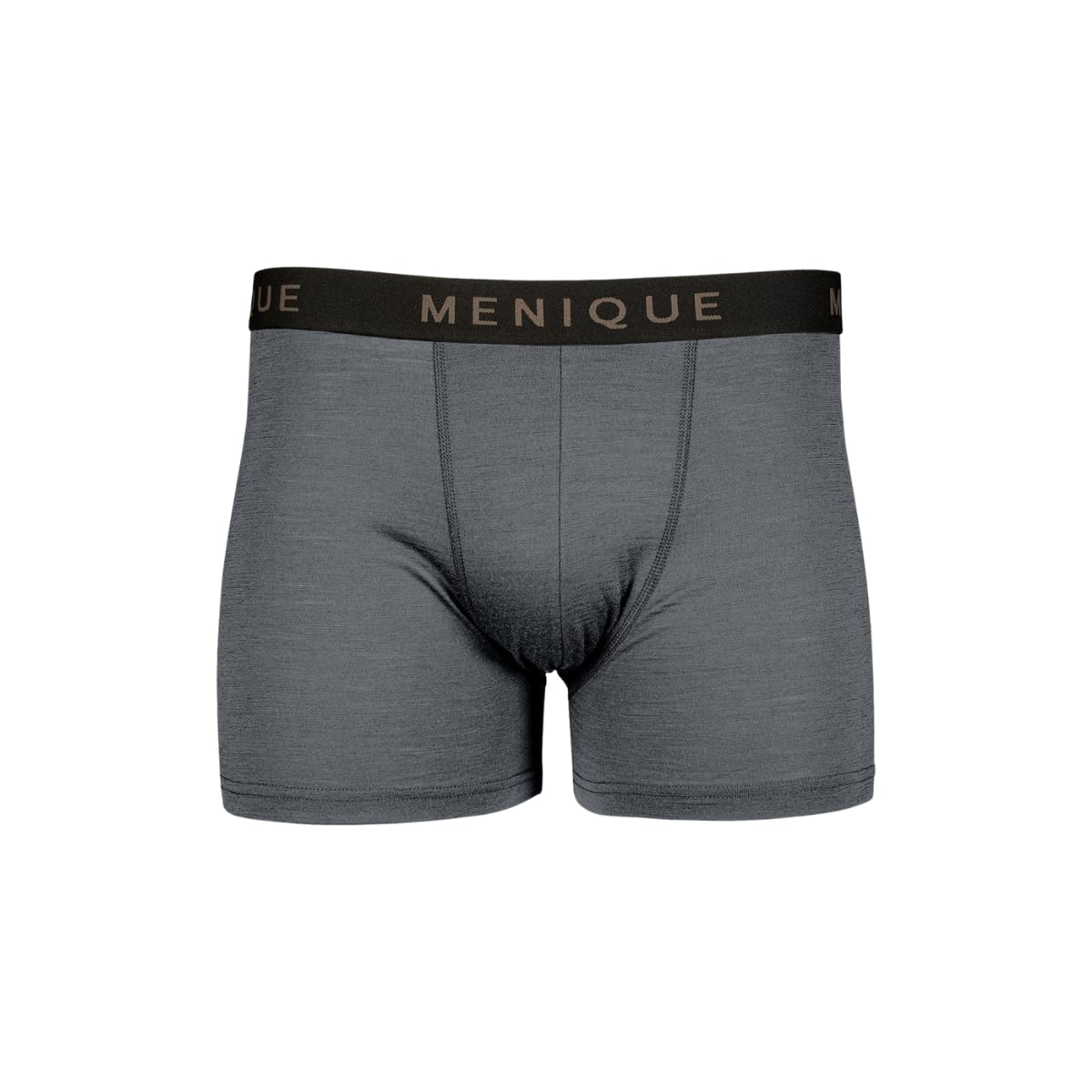 menique Merinowolle Unterwäsche Herren Boxershorts Unterhose Unterhose für Männer Boxershorts Weiche Atmungsaktive Geruchsfreie Unterwäsche für Männer, dunkelgrau, XXL