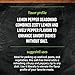 Frontier, Salt Free Organic Seasoning Lemon Pepper, 2.5 Oz