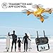 ScharkSpark Drone with 1080P HD Camera/Video, RC Toy Quadcopter Equipped with G-Sensor Technology, Preset Flight Path Hover Technology