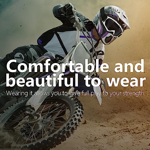 Ggbuy Motorcycle Goggles Atv Dirt Bike Anti Scratch Motocross Uv400 Protect Bendable Eyewear Off Road Dust Proof Anti Fog Riding Goggles With Adjustable Strap &Color Lens thumb #2