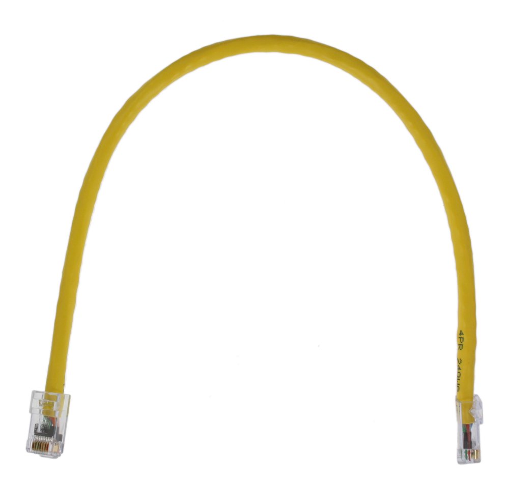 Leviton 6lhom Home 6 Patch Cable 6LHOM-1Y cordon de brassage jaune haute conductivité