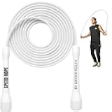 Speed Jump Rope by Dayan Kolev, 5mm PVC Skipping Rope, Great for Beginners and Advanced Athlets, Designed for Fitness, Cardio, Boxing & CrossFit, Adjustable length with Unbreakable Handles