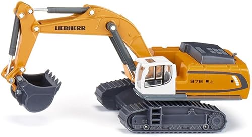 Liebherr 976 Excavadora hidráulica Amarillo 1/87 (HO) Modelo fundido a presión por Siku SK1874