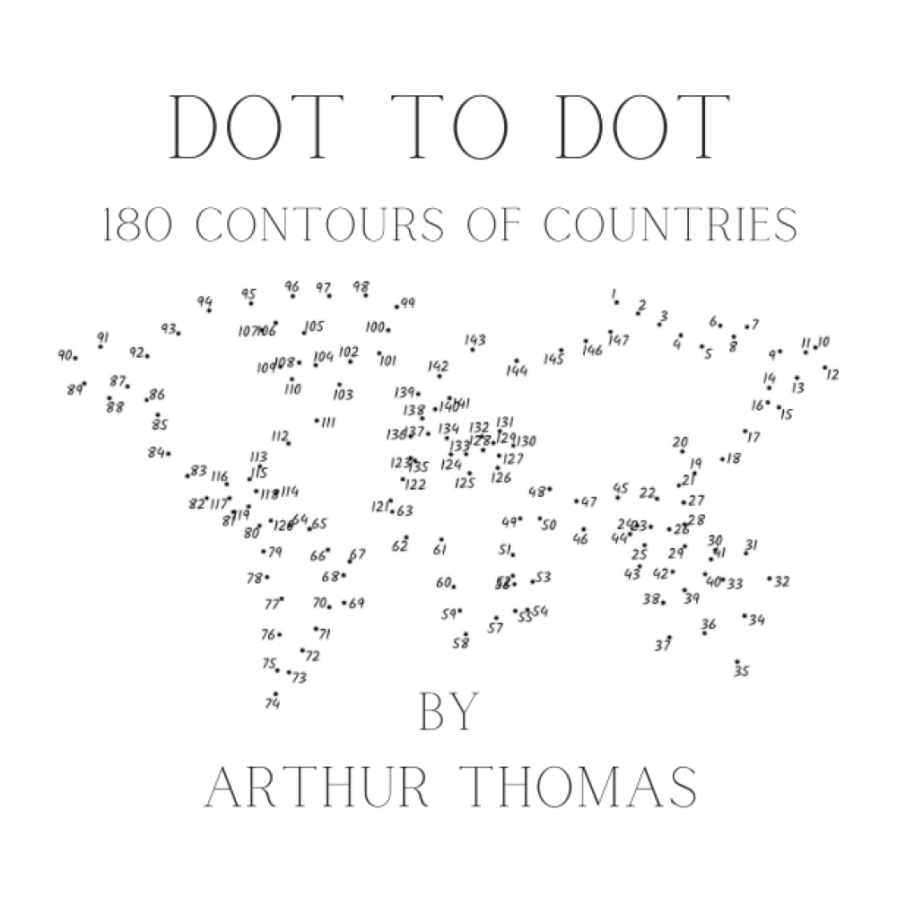 DOT TO DOT 180 CONTOURS OF COUNTRIES