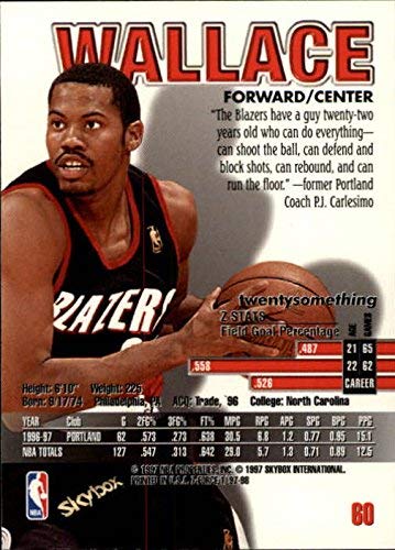 Amazon.com: 1997-98 Z-Force #60 Rasheed Wallace NBA Basketball