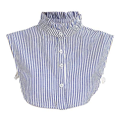 Preisvergleich Produktbild Tandou Fake Kragen Abnehmbare Blusenkragen Krageneinsatz Damen (Hellblau)