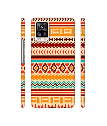 Image of Solimo Plastic Designer Marathi Rangoli Art 3D Printed Hard Back Case Backcase for Mobile Cover for Vivo V20, Multicolor