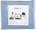 AmazonBasics - Sábana encimera, tejido jersey jaspeado, 240 x 320 + 10...