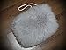 Produktbild Natur-Fell-Shop Muff/Handwärmer aus echtem Lammfell/m. Kleiner Innentasche/Silber - grau