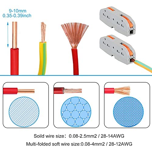 Connettori a leva, connettore per conduttori a