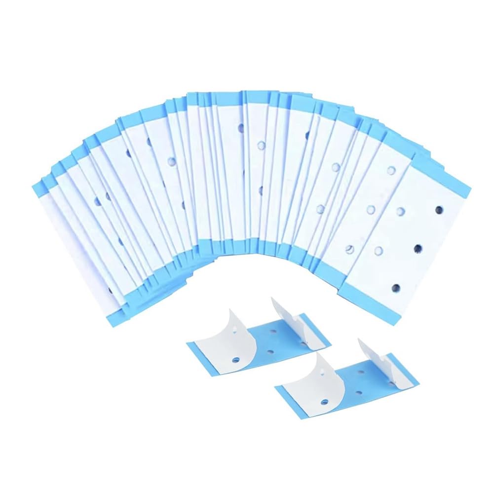 36 Tiras de Cinta para Peluca, Cinta Impermeable de Doble Cara para Peluca de Encaje, Cinta Adhesiva Azul para Pelucas, Extensiones de Cabello, Peluquines