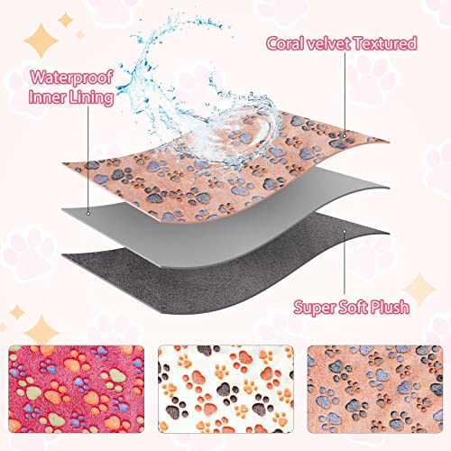 Yuepet YP01073-FBA Waterproof Guinea Pig Blankets Washable 3 Pack Small Animal Fleece Cage Liners Pet Soft Sleep Mat Pad Cover Warm Flannel Throw thumb #3