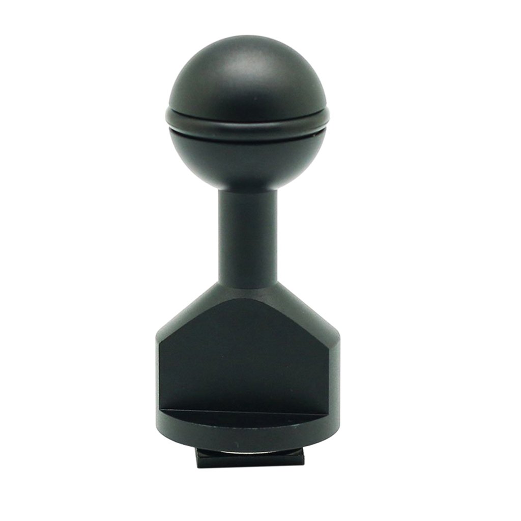 Juego de 2 bolas de montaje de 1 pulgada para conector de zapata fría para luces de vídeo/flash/estroboscópicas