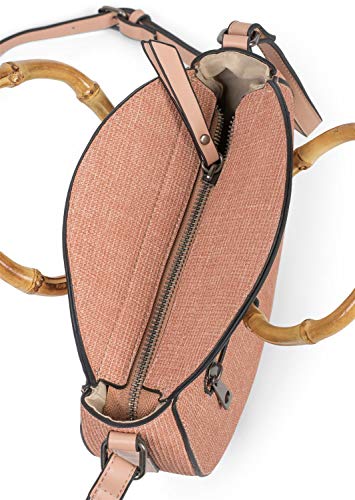 StyleBREAKER Borsa a tracolla rotonda da donna con...