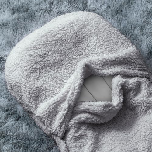Image of THE KENKYO Winter Baby Lounger Cover for Snuggle Me Lounger, Warm Plush Fleece Newborn Lounger Cover, Soft and Breathable Lounger Slipcover for Boys Girls（Not Included Lounger (Grey)