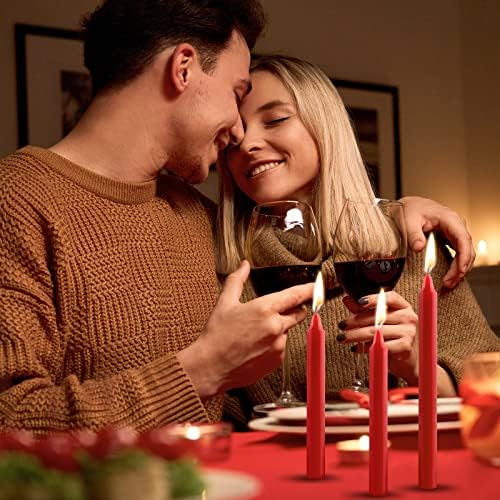 Upgraded MANFLY Low Temperature Candles Low Heat Romantic Candles Wax for Couples, Wedding, Home Decoration (12pcs)