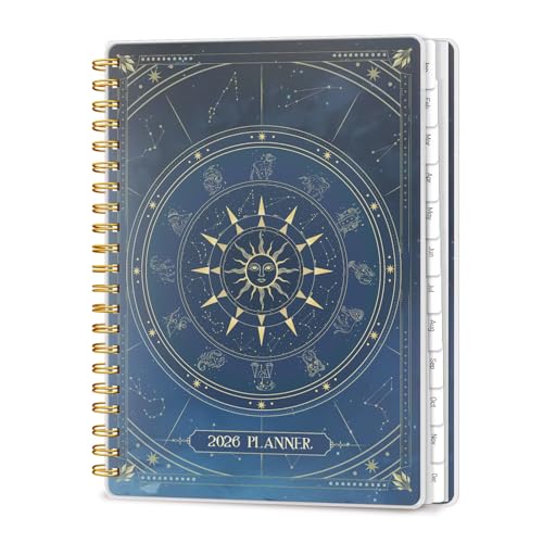 �y2026�N�Łz�蒠 �T�ԁE�}���X���[ �^�u�t�� A5�X�p�C�����Ԃ��f�C���[�J�����_�[ 2026�N 1��~12��12���\��\ �t���L�V�u���J�o�[�\�� (�u���[�^���E)