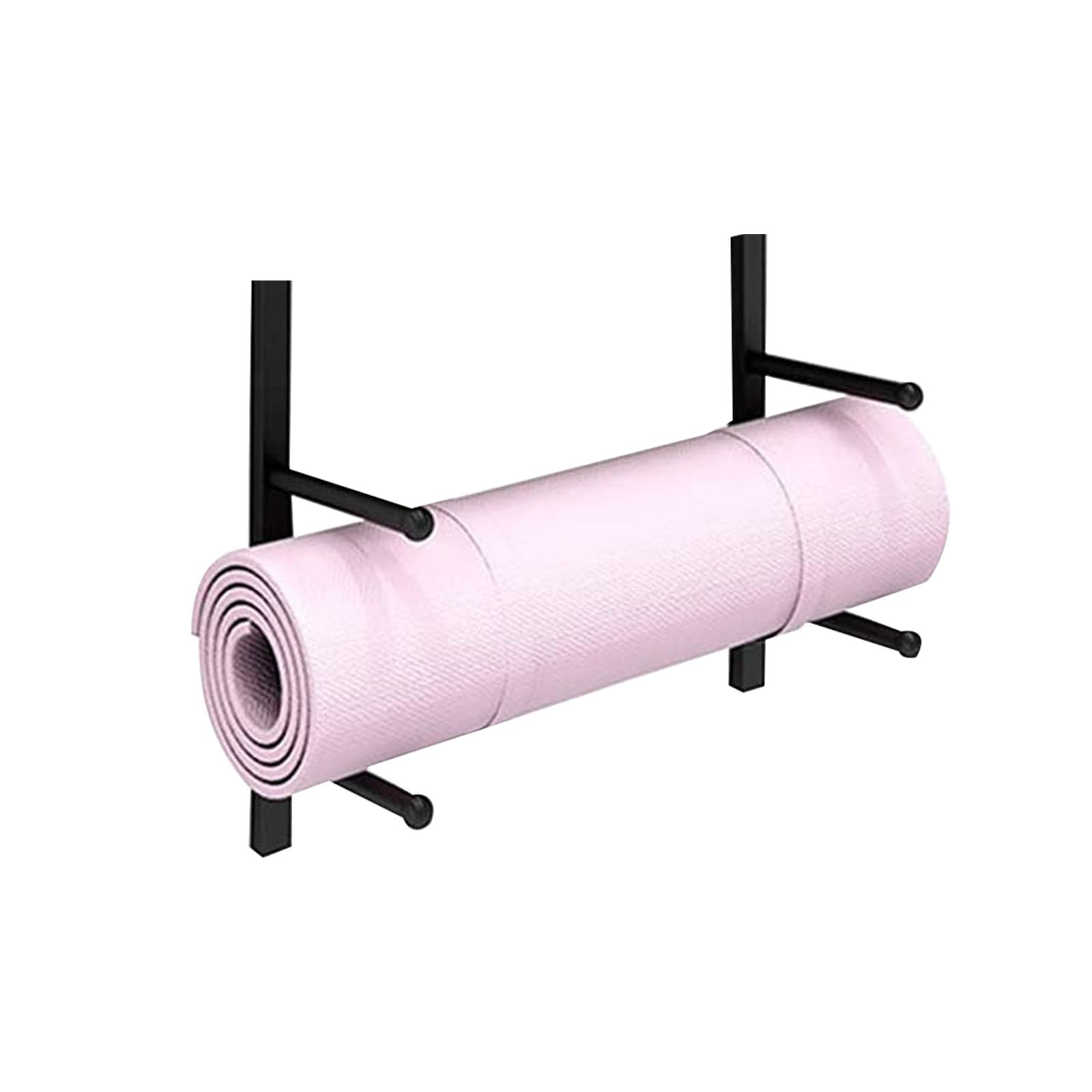 Support mural tapis de yoga pour libérer le sol et ranger vos rouleaux