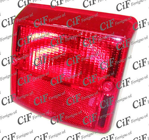  FANALE POSTERIORE COMPLETO ROSSO COMPATIBILE CON PIAGGIO VESPA FL 2 HP 50 1992 FARO STOP FANALINO