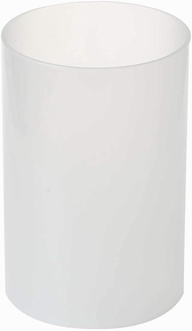 Glass Shade Straight Cylinder Glass Lamp Shade Replacement with Multiple Effects (Bubble Straight Cylinder)