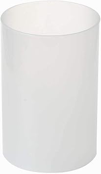 Glass Shade Straight Cylinder Glass Lamp Shade Replacement with Multiple Effects Frosted Straight Cylinder