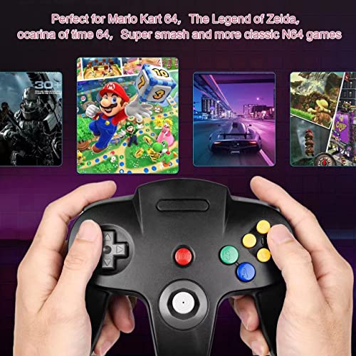 Gamepad retro con cable para consola de videojuegos clásica, paquete de 2