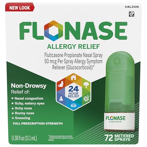 Flonase Allergy Relief Nasal Spray Fluticasone Propionate...