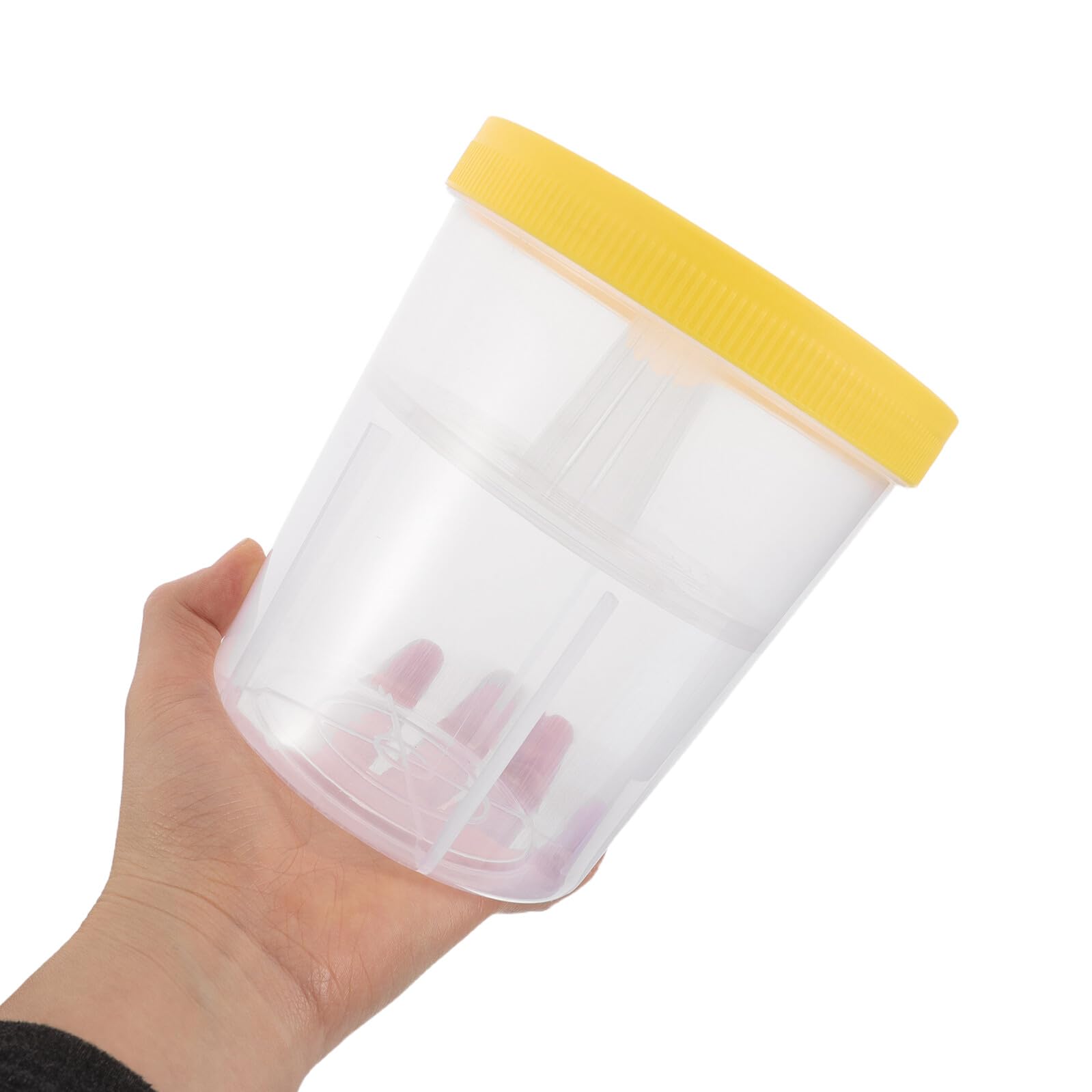 Scatola Deumidificatore Vuota in Plastica Gialla 6 Pezzi Riutilizzabile