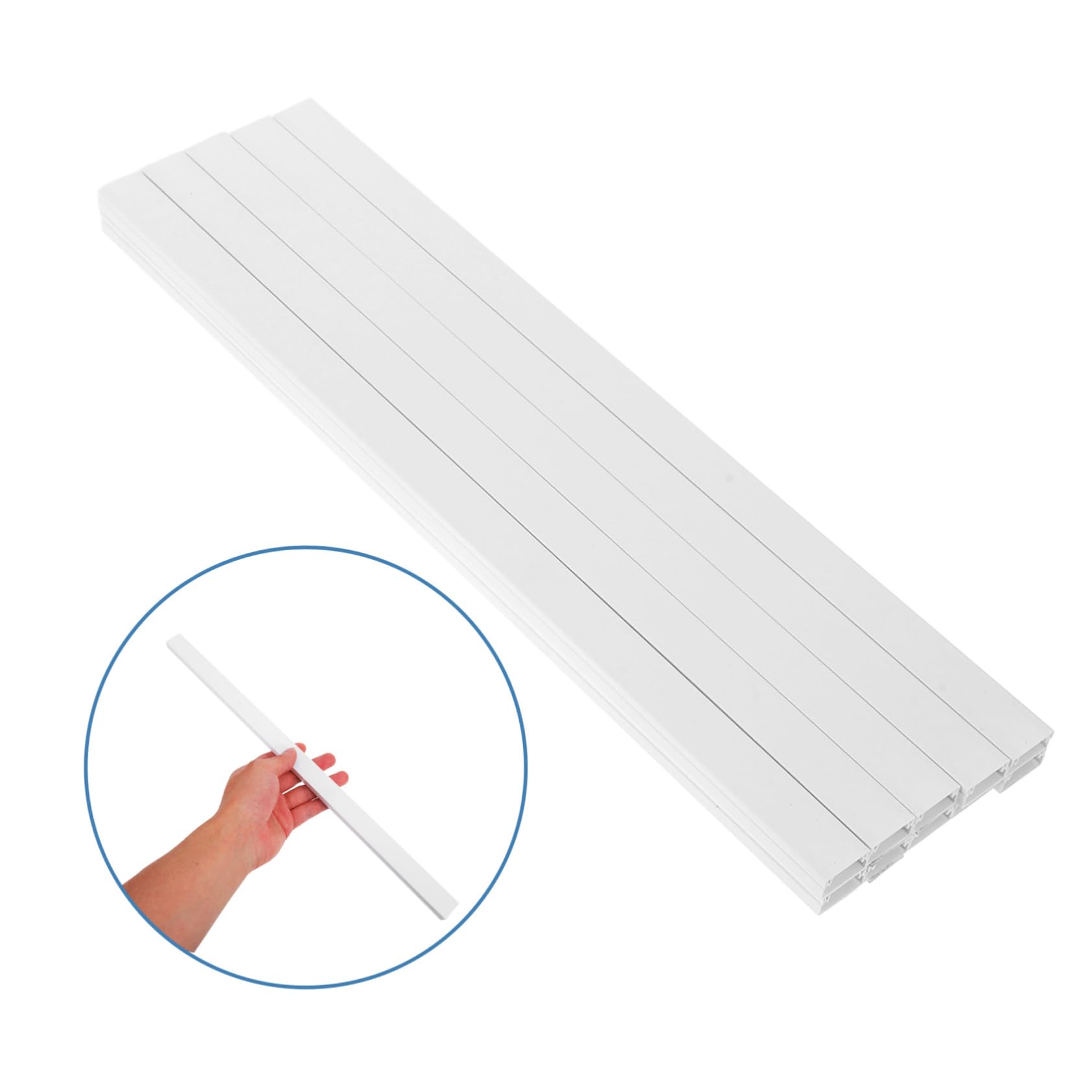 Gestión De Cables Protector De Regleta Organizador De Herramientas Cables TV PVC Diseño Elegante