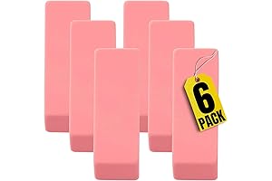 1InTheOffice Pink Erasers: Erase Mistakes with Precision and Style