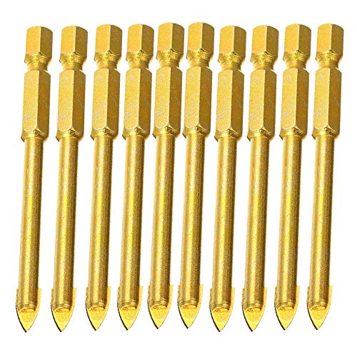 10Pcs 6mm Tungsten Tile Drill Bit Set Carbide Drill Bit Glass Ceramic Flat Spear Head Drill Bit 1 10Pcs 6mm Tungsten Tile Drill Bit Set Carbide Drill Bit Glass Ceramic Flat Spear Head Drill Bit