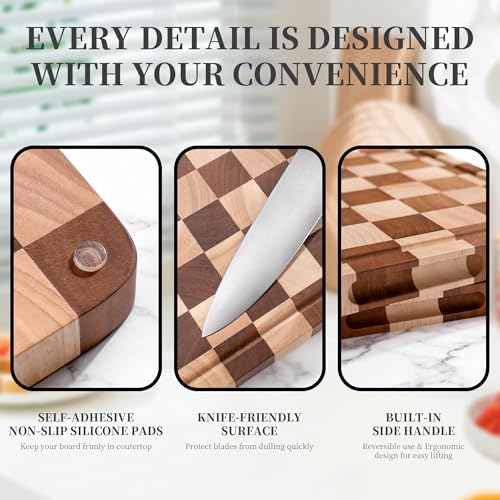 Tabla de Cortar Rectangular de Madera WILLKOMMEN miniatura 5