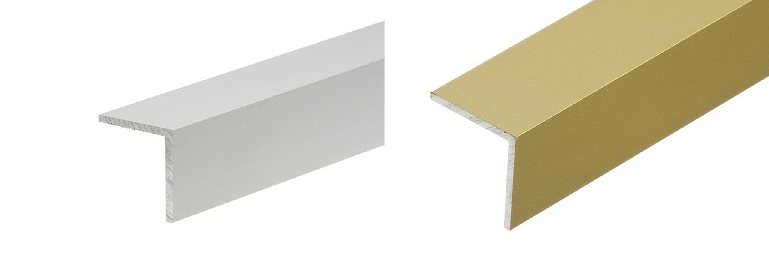 Ivory Plastic PVC Corner 90 Degree 1 Meters Angle Trim Wall Corner Guard Edge Protector TMW Profiles (10mm X 10mm X 1M