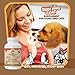 Skin and Coat Supplement with Fish Oil and Omega 3 for Dogs and Cats - Dog Itch Relief Pet Supplement for Shedding, Dry Itchy Skin and Allergies - Dog Allergy Treatment Vitamins (60 Tabs)