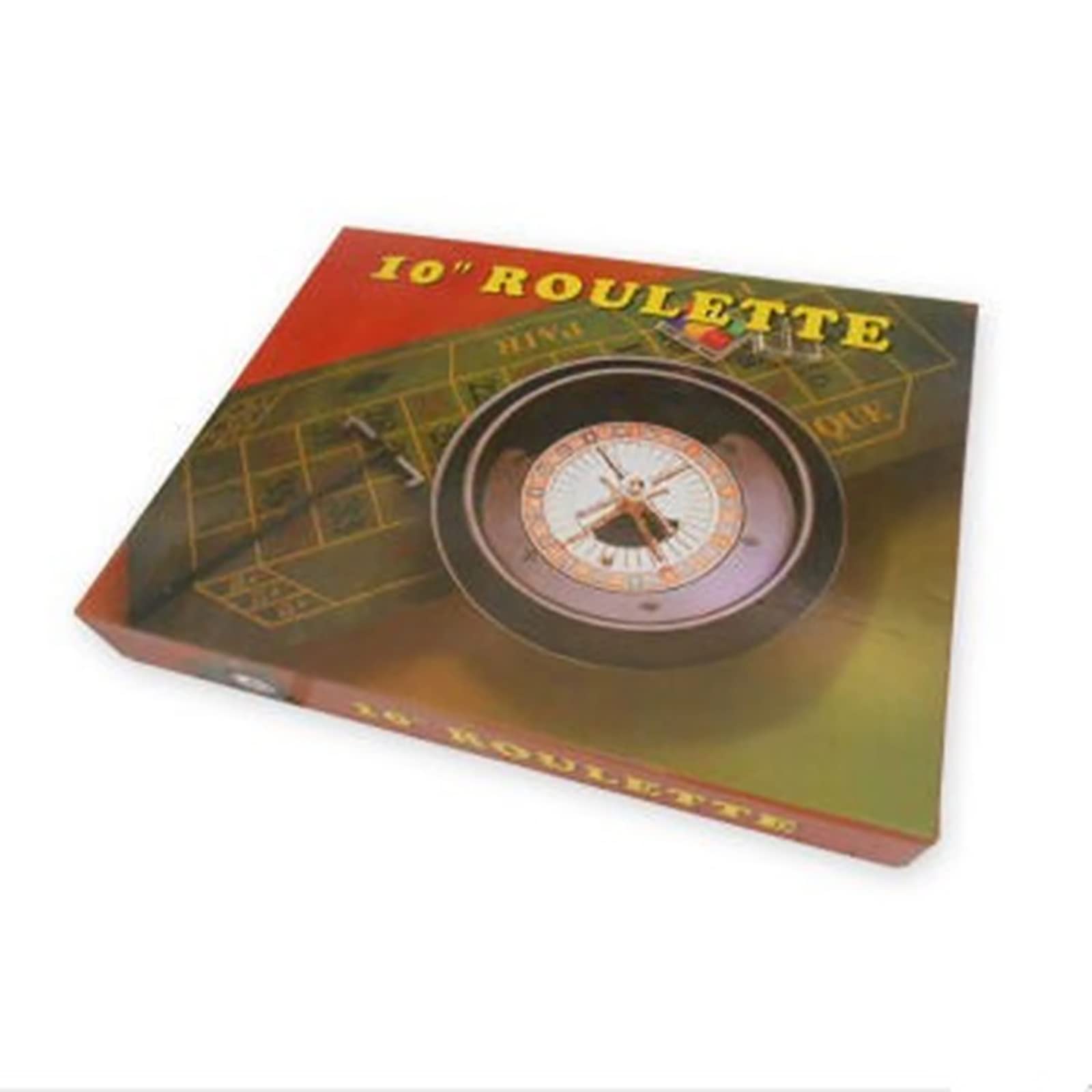 GagalU Roulette-Rad-Set Komplettset, Casino-Roulette-Spielset, 10-Zoll-Roulette-Set für Casino-Spiele, Freizeit-Tischspiele, perfekt für einen Spieleabend zu Hause oder eine Par