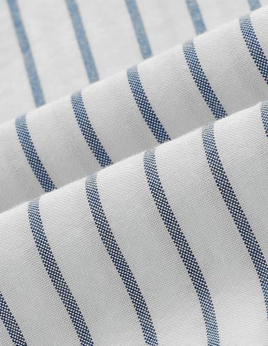 Image of Arrow Striped Slim Fit Mens Casual Shirts - 100% Cotton, Breathable & Comfortable, Full Sleeves Shirts for Men