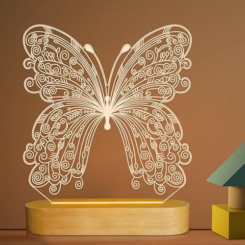 Veilleuse 3D Papillon Lightzz Cover