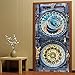 Produktbild JGCAI 3D Türtapete Türaufkleber Türbilder Vintage Uhr Türposter PVC 3D Türaufkleber Türfolie Türtapete Art Home Dekoration Tapetentür Wasserdichtes Selbstklebend Türbild 88x200cm