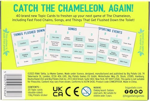 Image of Big Potato The Chameleon Board Game Expansion Pack