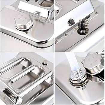 ガソリン携行缶　燃料タンク　ステンレス　10Ｌ　キャンプ　ドライブ　アウトドア ガソリン携行缶 燃料タンク ステンレス 10L キャンプ ドライブ