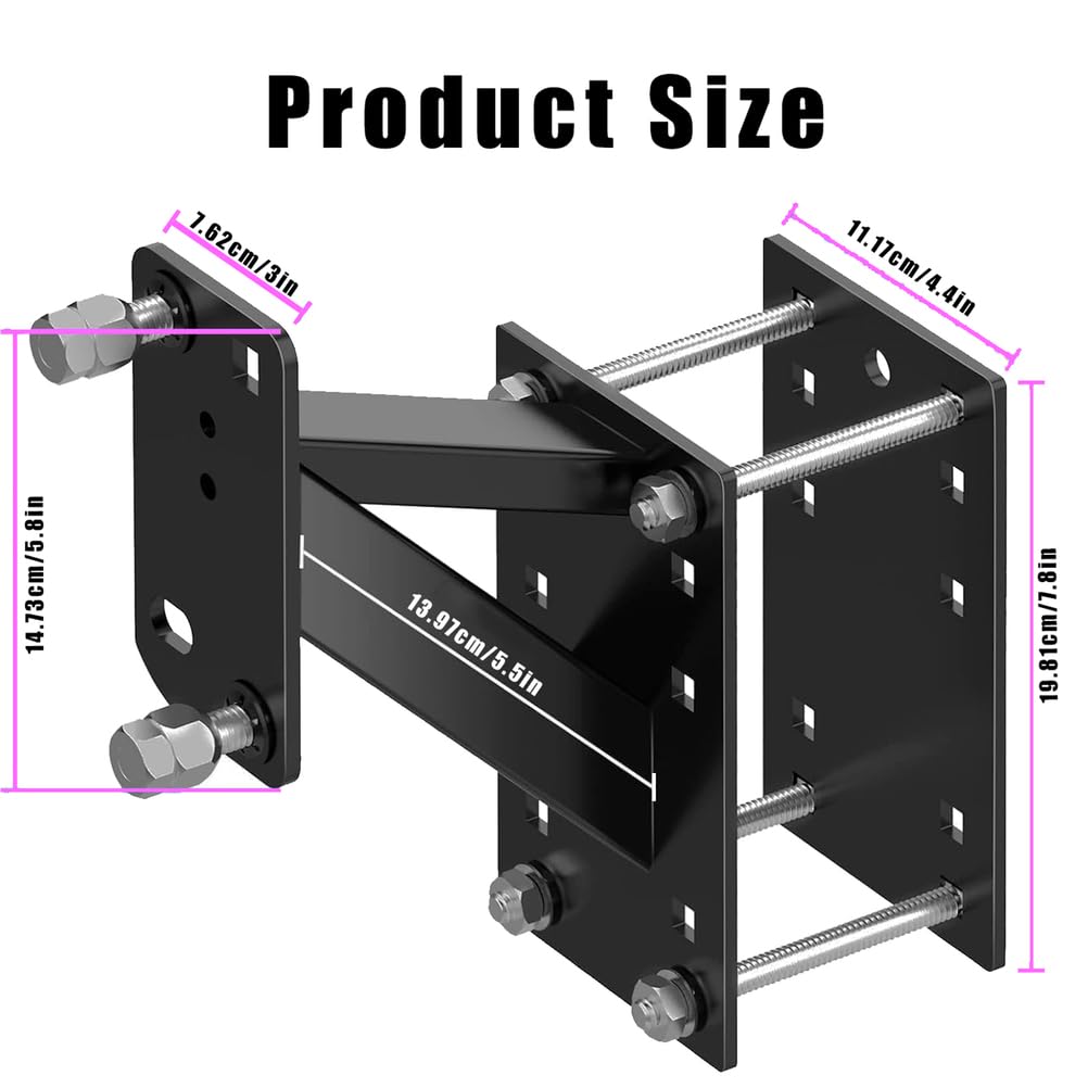Soporte para llanta de Repuesto de Remolque para Accesorios de Remolque utilitario, Soporte para llanta de Repuesto de RV, soporta hasta 160 LB