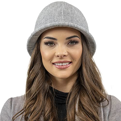 Chapeau hiver femme en laine et alpaga chaud VIVISENCE 7044