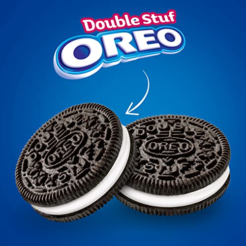 Oreo Double Stuf Chocolate Sandwich Cookies, Family Size, 12 - 20 Oz Packs #TOP3