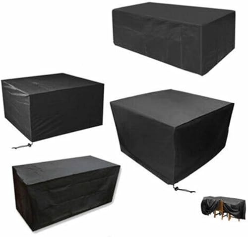Miniatura 5 de Fundas para muebles de patio, 43 pulgadas de largo x 39 pulgadas de ancho x 24 pulgadas de alto, resistente, 420D, Oxford, funda para muebles de
