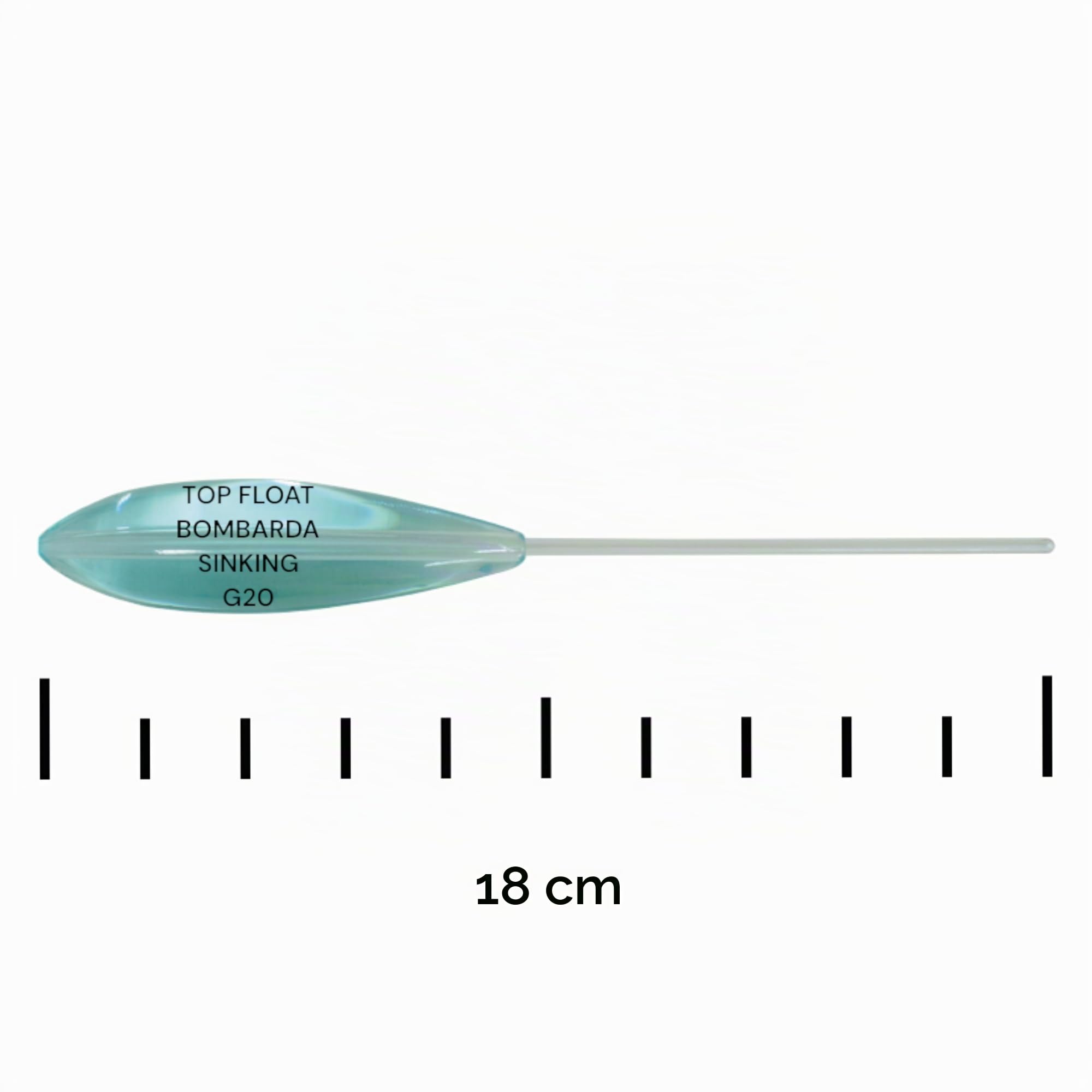 Top Float Sbirolino Sinking Set Blu Trans 10 x 20g | Sbirolino Sinking - Accessori da Pesca Trota Lago & Fiume - Articoli Mare - Kit Pesca a Luccio e Spigole - Fishing Set