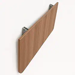 Mesa Dobravel Retratil de Parede Suspensa Borda Redonda 90Cm 100Cm 120Cm Para Banheiro Quarto Sala Cozinha