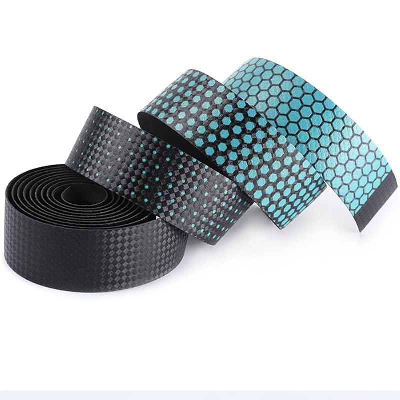 Cinta de barra de bicicleta EVA Camouflage Series Comfort Road Bike Handlebar Cinta de barra de bicicleta con tapones de extremo de barra, 2 rollos