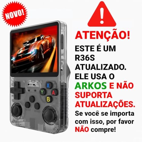 Console Game Portátil Arkos R36s Tela IPS 3.5 64GB 15 Mil jogos - Imagem 8
