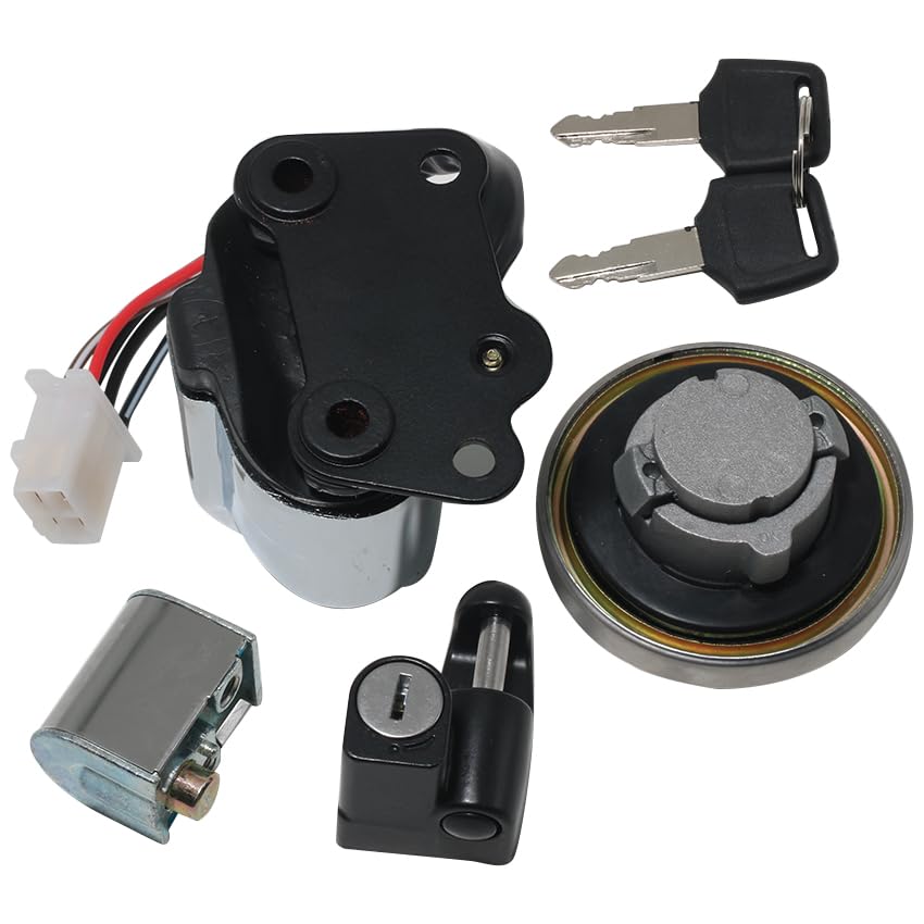 Gas Cap Ignition Switch for Honda 1992-1998 Steed 400,2000-2002 Shadow 400,1988-2008 VLX600 VT600,1995-1997 VT250 Magna 250,1997-2005 VT750 Shadow 750 Ignition Switch Gas Cap